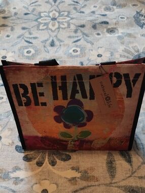 NATURAL LIFE: "BE HAPPY"😊 TOTE